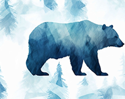 BioThane® póráz – blue wilderness